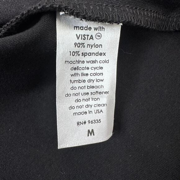 Susana Monaco Essential V-Neck Long Sleeve Top in Black - Picture 6 of 8